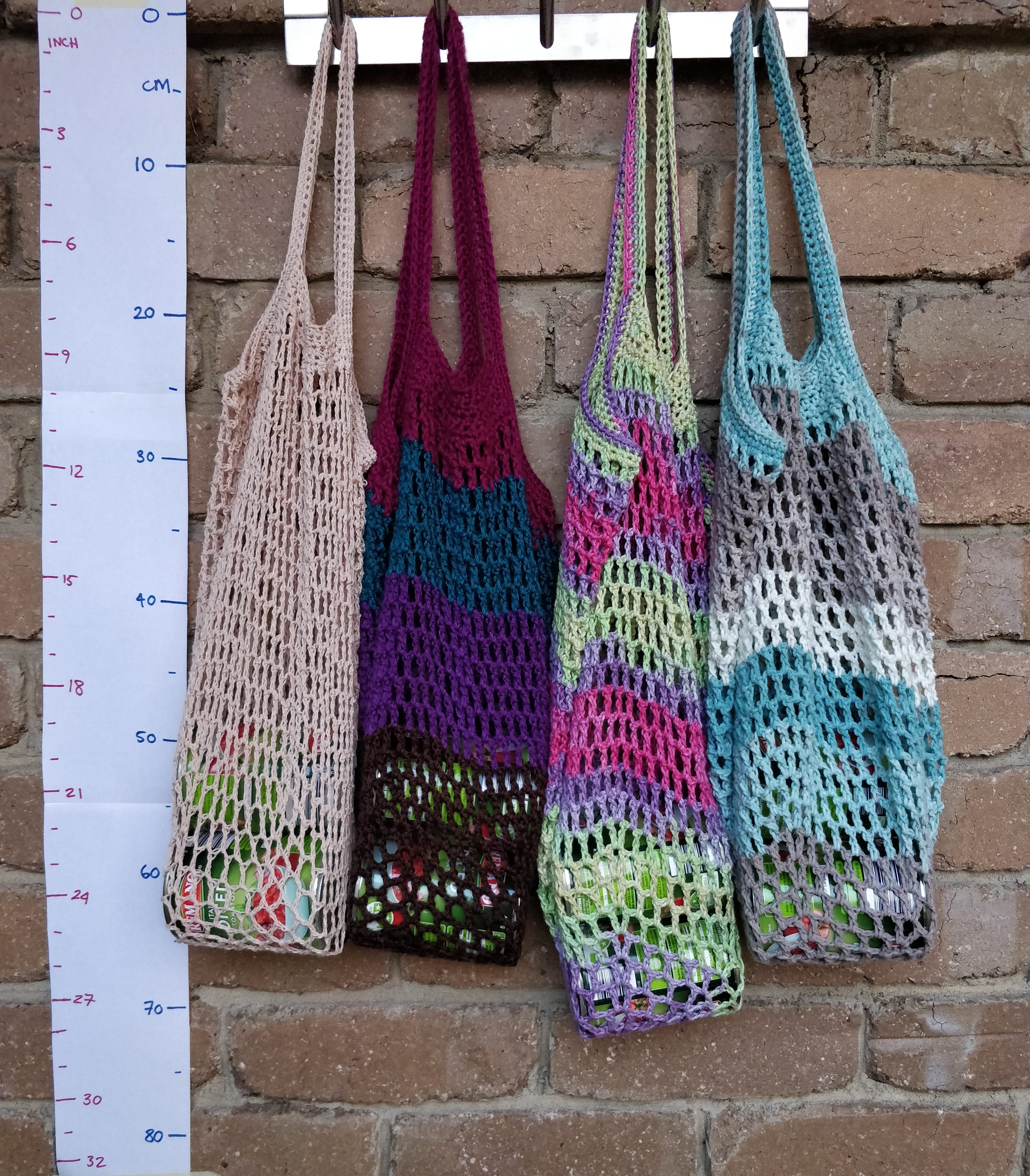 Amazon.com: 2 Pack 7.1oz Hollow Knitted Nylon 1.5mm Cord Thin Polyester  Fabric Crochet Yarns Thread Round Rope Yarns for DIY Handbag Purse Basket Crochet  Bag