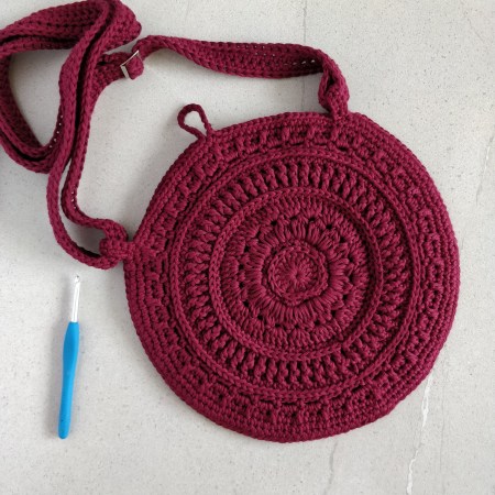 Crossbody Boho Bag - Crochet Tutorial RIGHT HANDED 